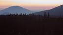Sunrise views from the lava flow observatory.